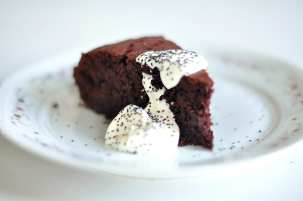 Chocolate beetroot cake - Schokoladen-Rote-Bete-Kuchen