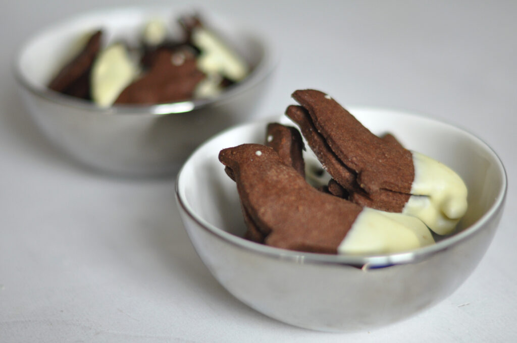 Gefüllte Schokoladenplätzchen