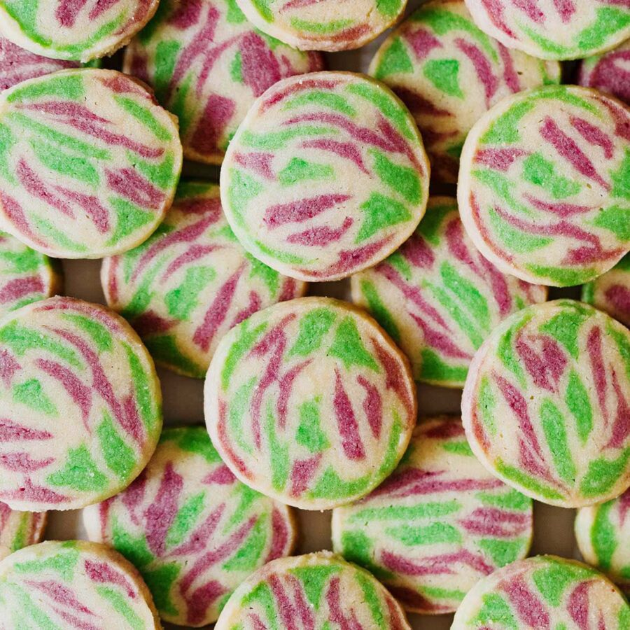 Advent: Ingwer-Limetten-Plätzchen mit Limettenguss und Kokosraspeln ...