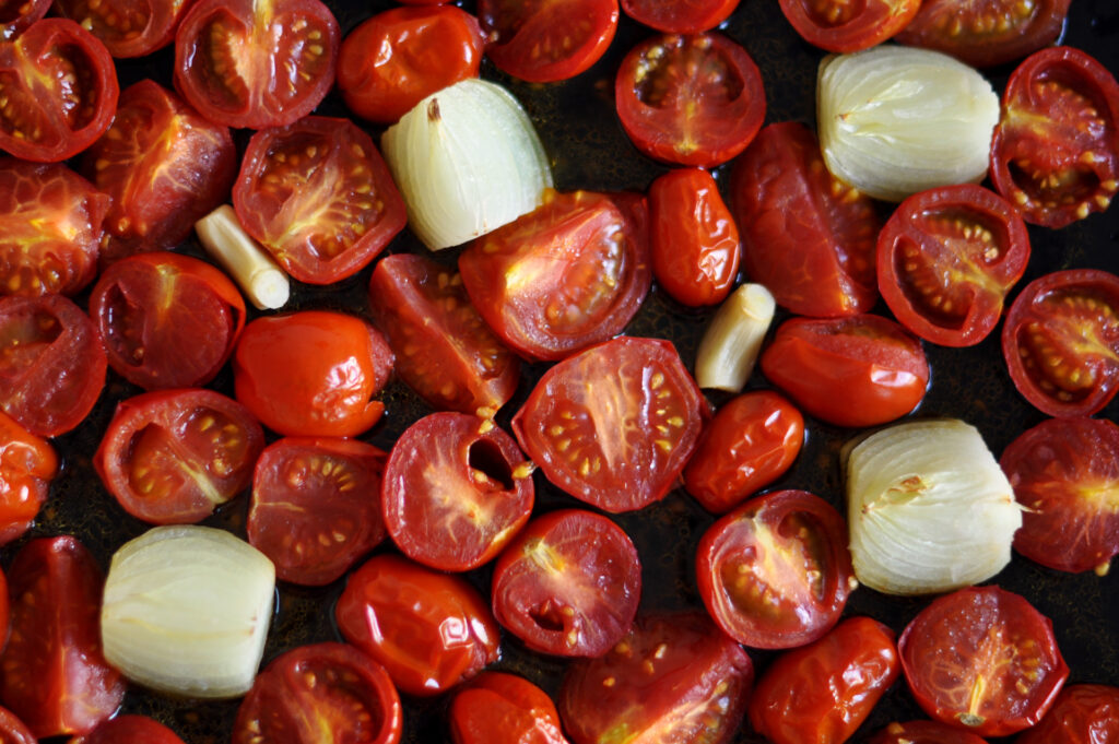 Suppe aus ofengerösteten Tomaten