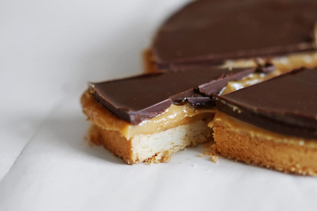 Millionaire's Shortbread mit Dulce de leche - Karamell-Shortbread