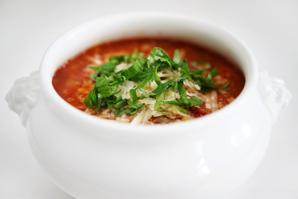 Minestrone mit viel Gemüse