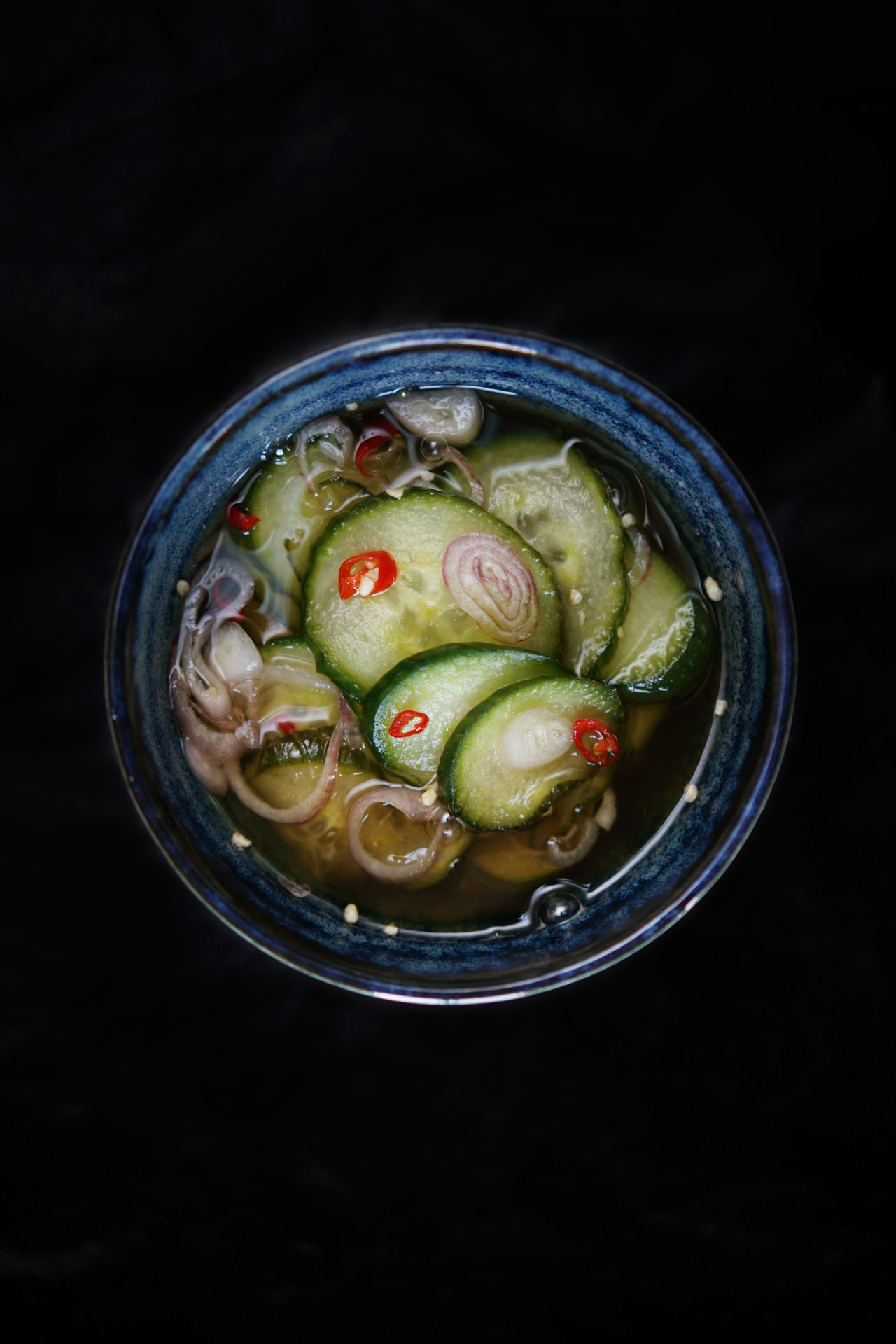 Südthailändisches Gurken-Relish mit Chili