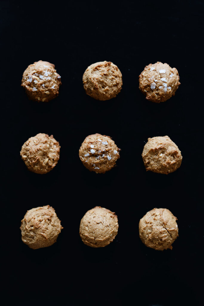 Gesalzene Erdnussbutter-Kekse - Salted Peanut Butter Cookies
