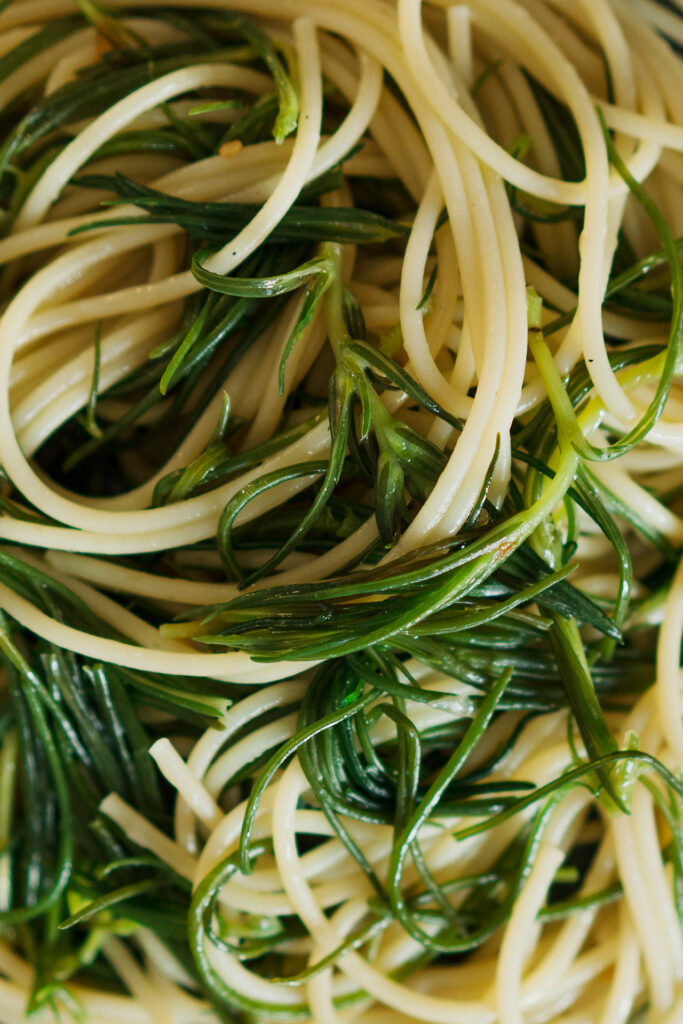 Nudeln mit Mönchsbart - Spaghetti con agretti