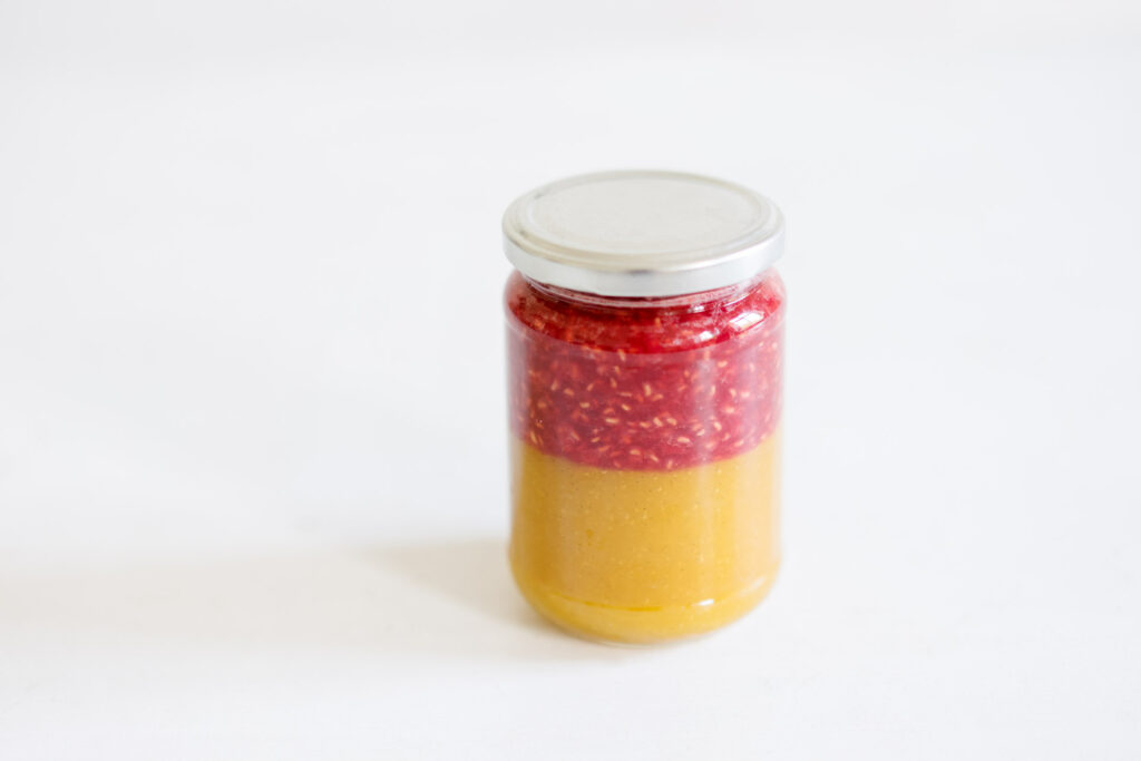 Himbeer-Mango-Vanille-Konfitüre