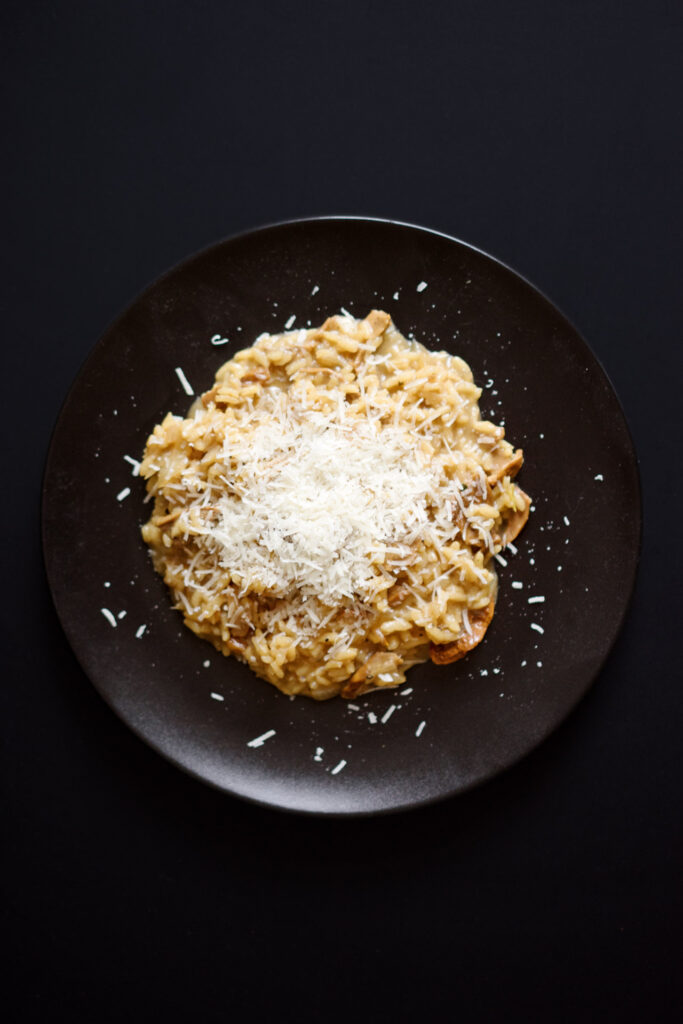 Risotto mit Steinpilzen und Parmesan