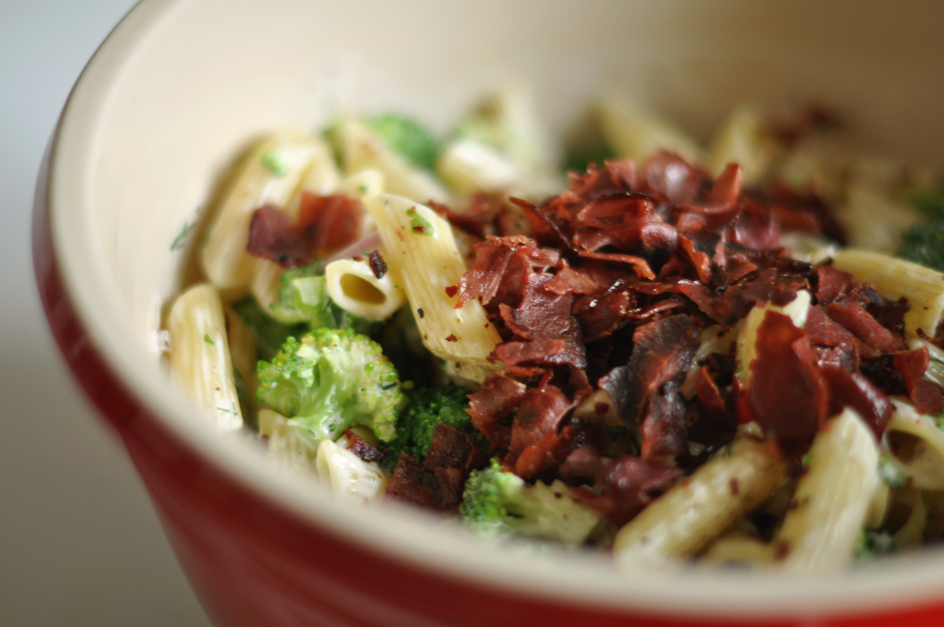 „Nudelsalat mit Brokkoli und Ranch Dressing 