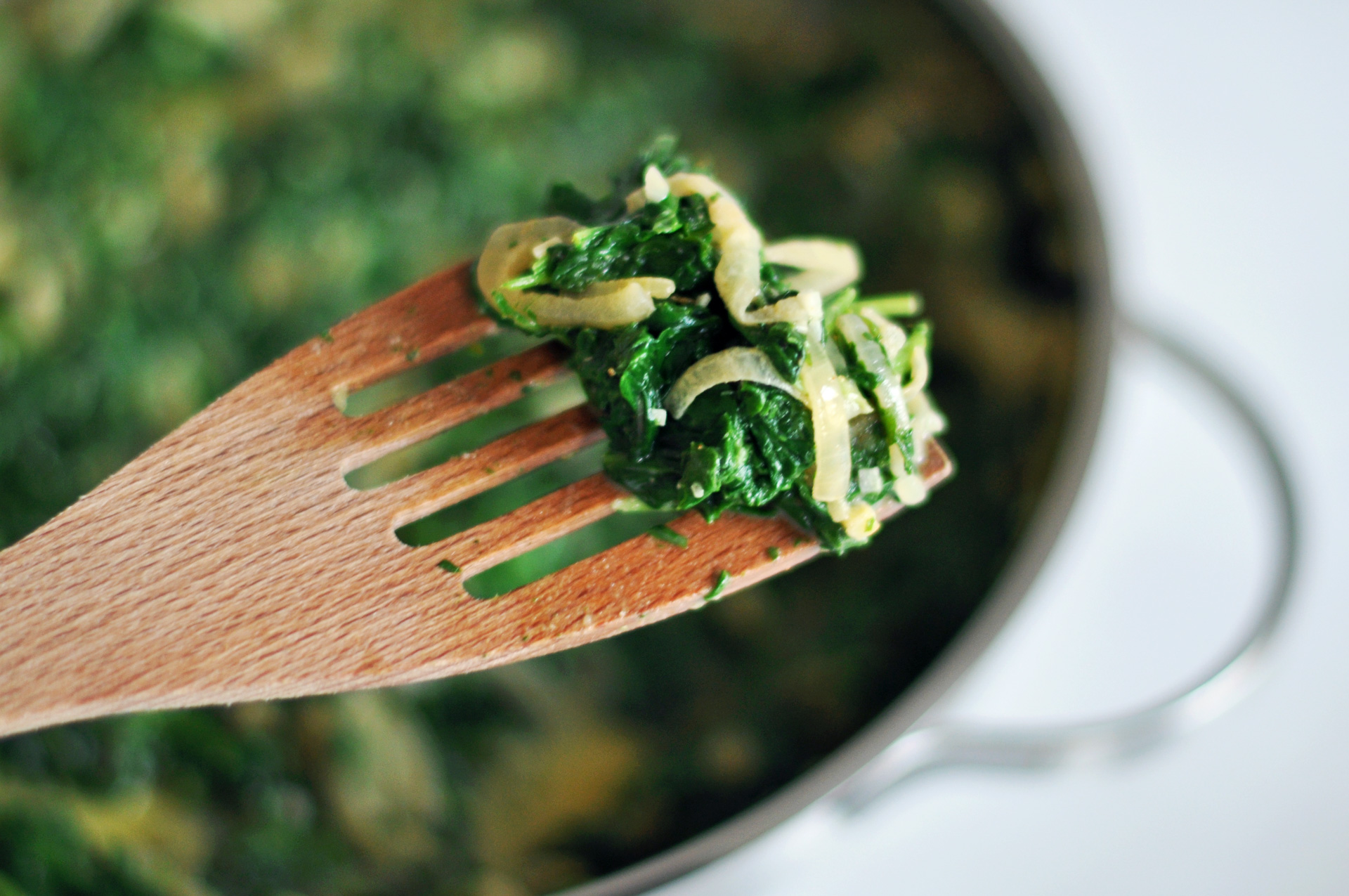 „Indischer Spinat & Naan