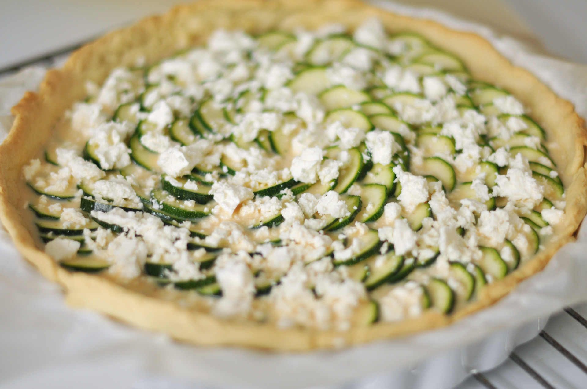 „Zucchini-Quiche