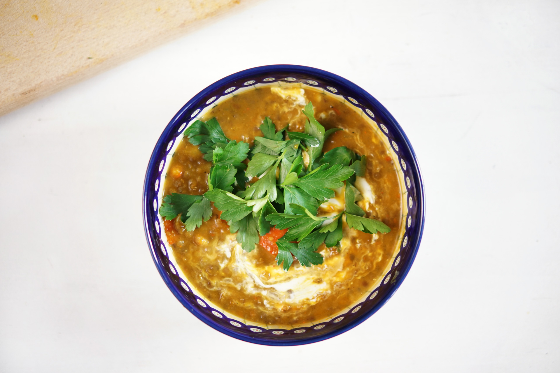 „Kürbis-Linsen-Eintopf