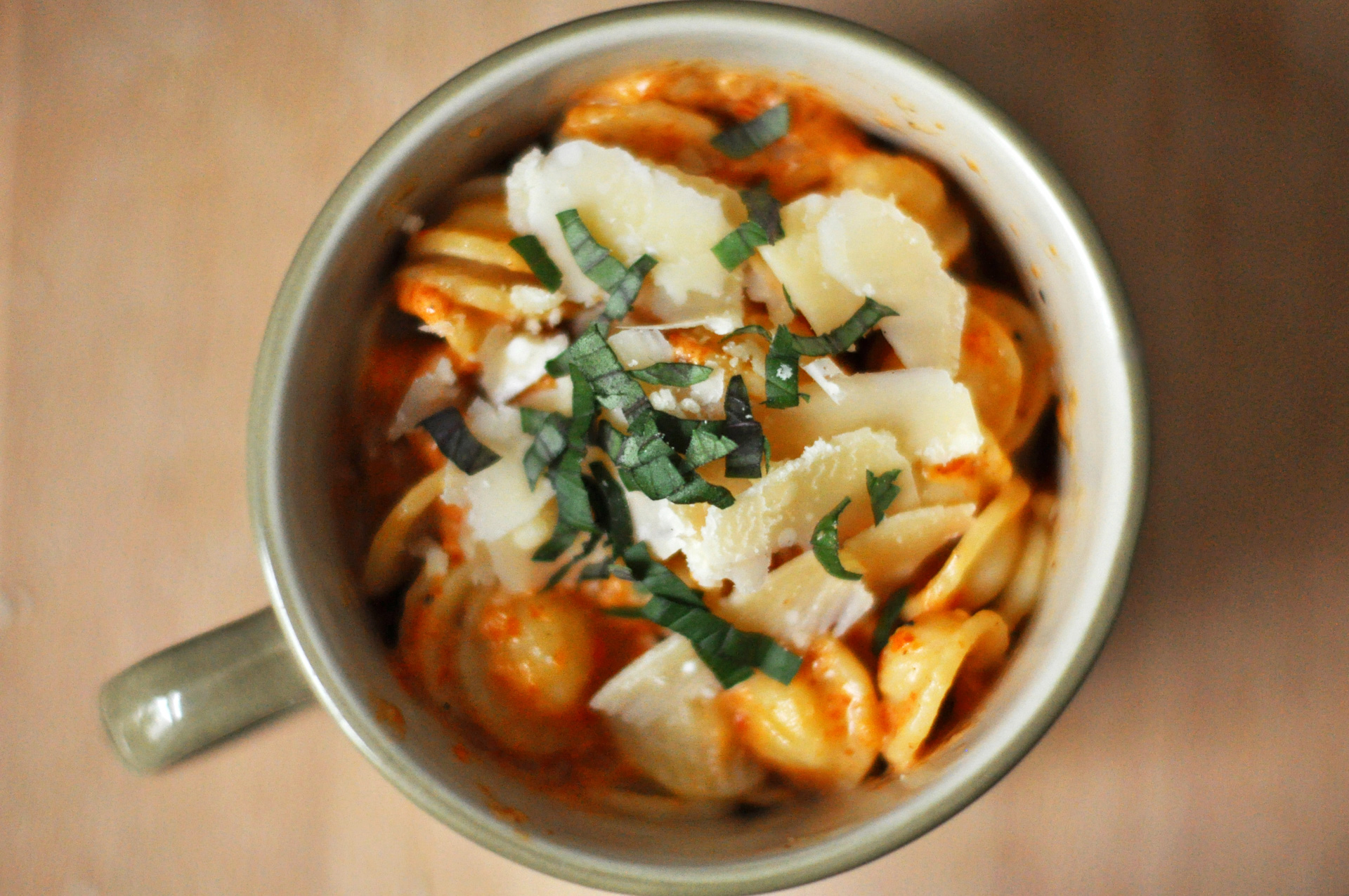 „Pasta mit Sauce aus gerösteter Paprika