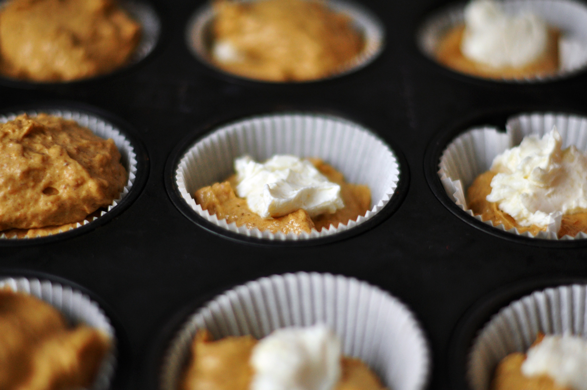 „Kürbis-Frischkäse-Muffins