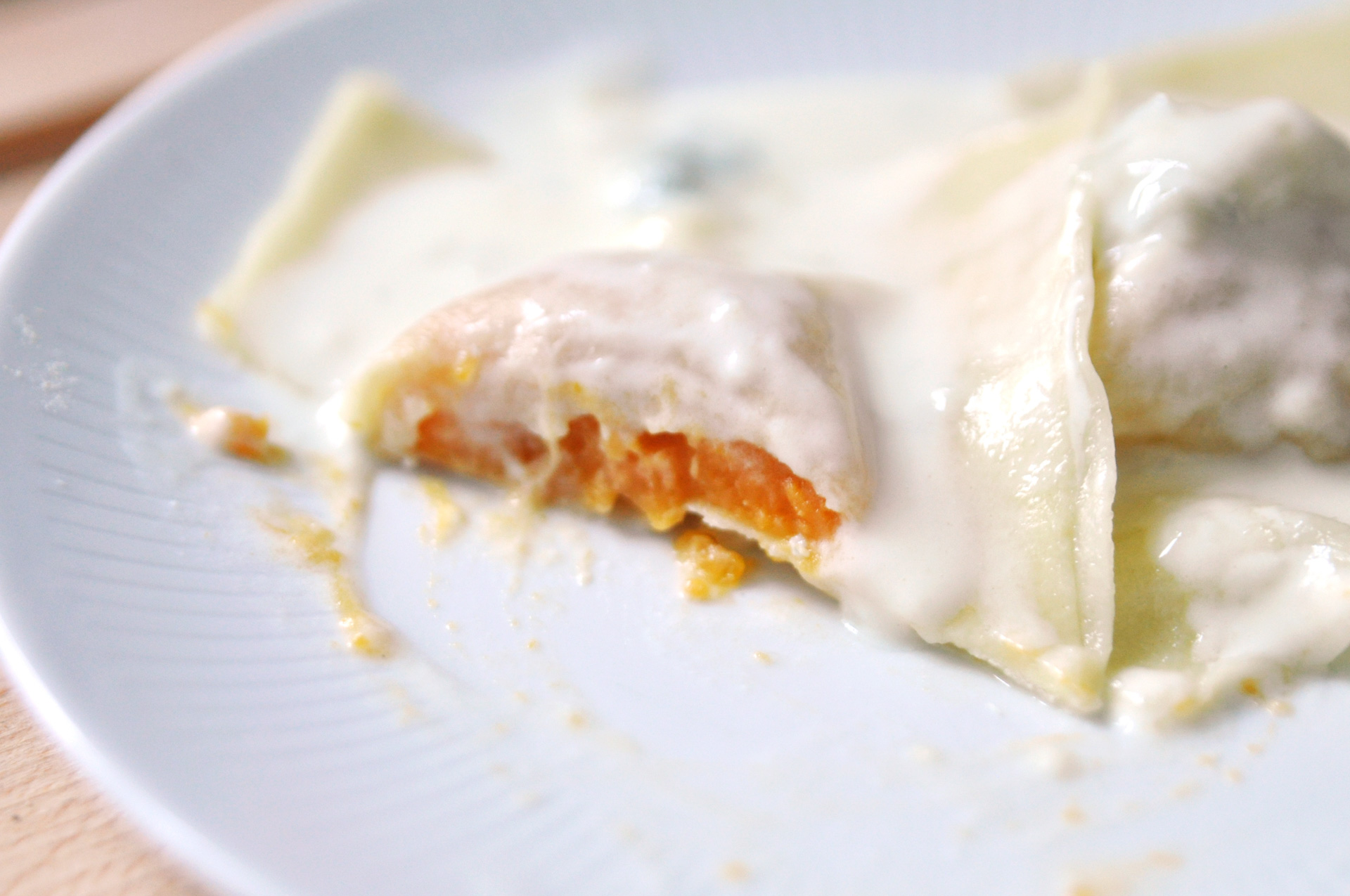 „Süßkartoffel-Ravioli